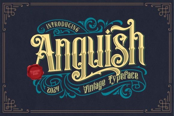 Anguish: A Blackletter Font with Vintage Soul