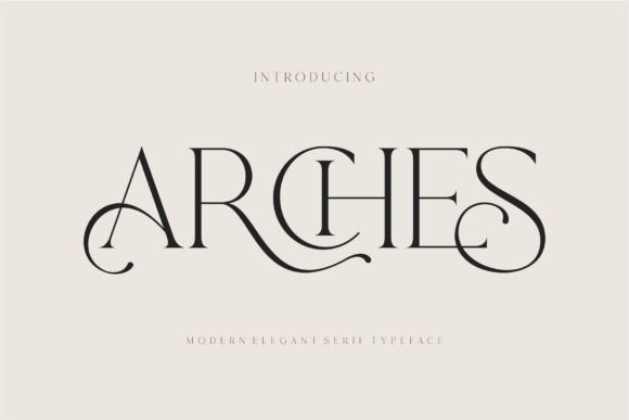 Arches: A Modern Ligature Serif for Distinctive Branding