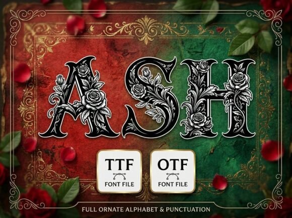 Ash: A Premium Serif Font for Botanical Branding