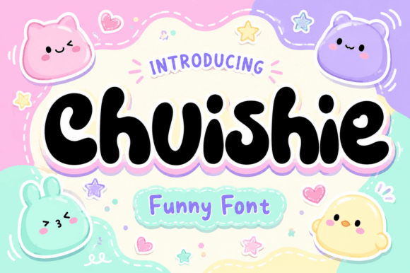 Chuishie: The Bubble Font That Brings Joy to Your Designs