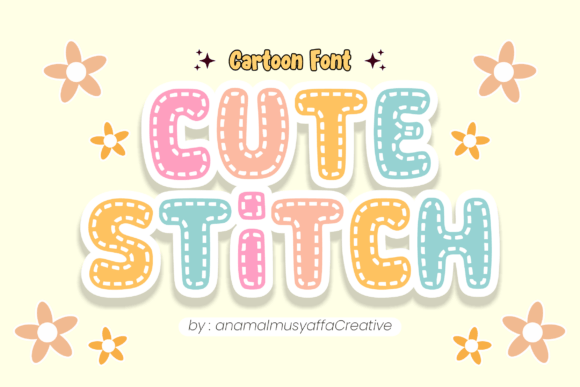Cutestitch Regular: The Adorably Contemporary Children's Font