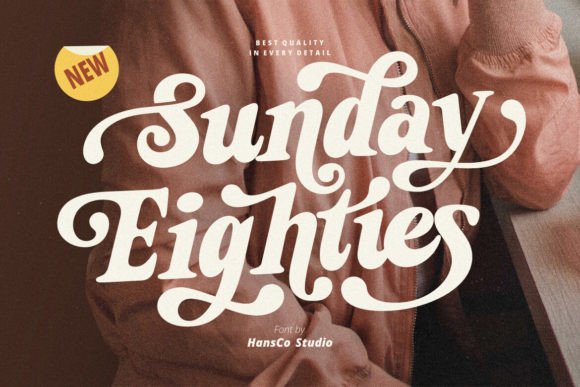 Give Your Designs a Nostalgic Edge with Sunday Eighties