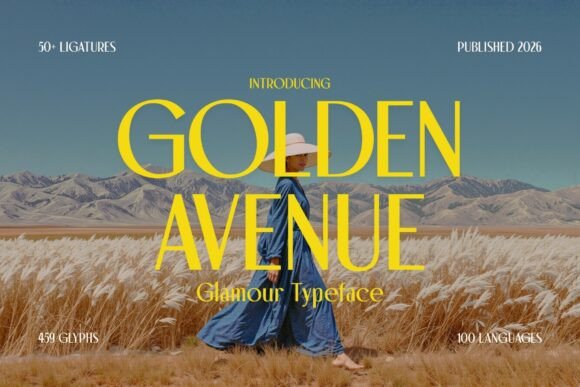 Golden Avenue: A Typeface for Timeless Elegance