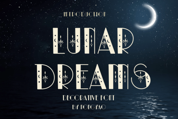 Lunar Dreams: A Guide to This Whimsical Decorative Font