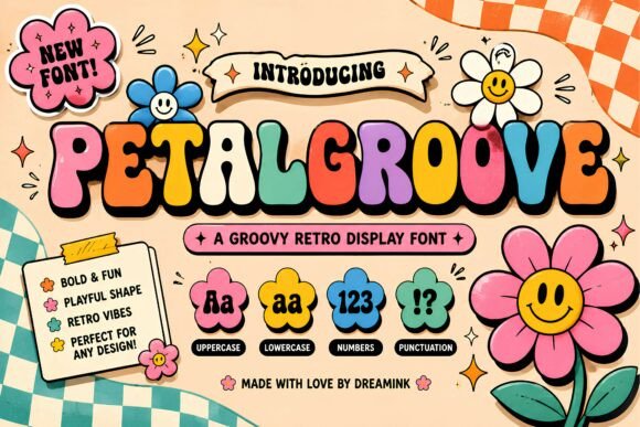 Petal Groove: Bringing Bold 70s Charm to Modern Design