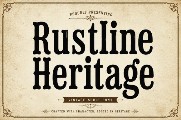Rustline Heritage: Authenticity in Every Letterform