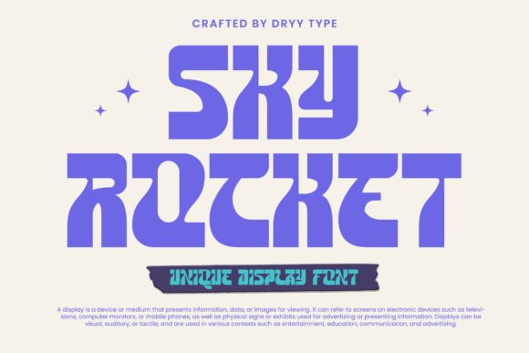 Sky Rocket: The Font That Launches Your Designs Forward