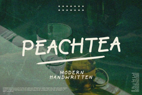 Unlocking Peachtea: A Font That Feels Like a Conversation
